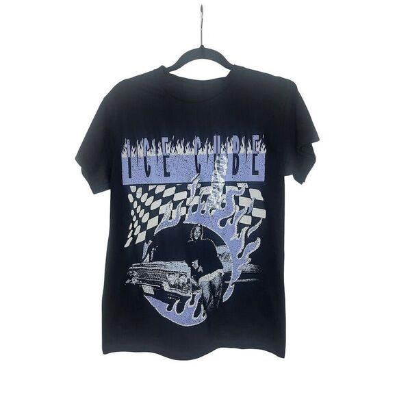 Merch Traffic Ice Cube Graphic T-Shirt Black Womens Size S Hip-Hop Tee - Picture 4 of 5